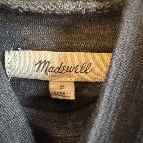 Madewell Mock Neck Long Sleeve Top- Women’s Small - Picture 3 of 3
